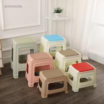 Plastic stools home thickened small stools high benches benches economical living room chairs small plastic stools