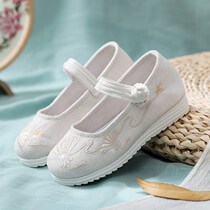 Small and large child girl childrens shoes Hanfu shoes Old Beijing cloth shoes Womens national wind embroidered shoes Ancient dance shoes Childrens shoes