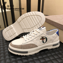 Shoes Men 2022 High-end Big Cards New European Station Casual Shoes Mens Wave Shoes Tide 100 hitch a pair of thick bottom mens shoes