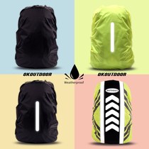 Outdoor mountaineering backpack rain cover Riding waterproof shoulder rucksack Primary and secondary school students all-inclusive rain rod school bag cover