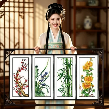 梅兰竹菊刺绣-梅兰竹菊刺绣促销价格、梅兰竹菊刺绣品牌- 淘宝