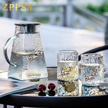 Italian ZPPSN teapot set cold kettle glass high temperature resistant large capacity cold kettle water Cup home