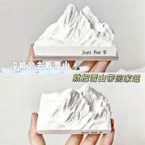 Alps expanded fragrance gypsum snow mountain fire-free aromatherapy bedroom girl light fragrance essential oil sleeping office ornaments