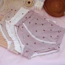 Pregnant women underwear summer thin cotton crotch pregnancy middle and late high waist belly large size late pregnancy mid-early postpartum