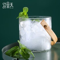 utsuwa glass ice bucket Home Queen bar Champagne red wine Creative ice cube container Chilled Corona