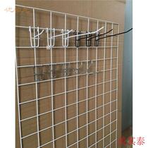 Exhibition rack supermarket wall rack mesh rack adhesive hook mobile phone accessories socks small goods slippers convenience store snacks