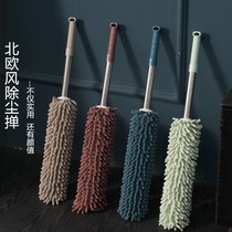 Wall cloth dust removal brush sweeping soft hair household cleaning dust cleaning room dust artifact spring gray artifact chicken feather brush dust brush
