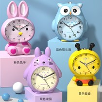 2021 new alarm clock students special wake up artifact cartoon powerful wake up small bedroom children boys and girls dormitory