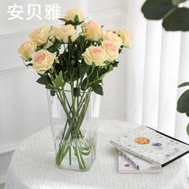 Transparent acrylic Acrylic Woke Flower Barrel Home Flower Shop Special Deep Water Large Flower Barrel Flowers Barrel Plastic Flower Arrangement Barrel Method Style