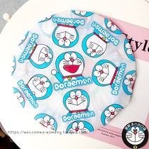 W Childrens shower cap female waterproof bath cap Bath cartoon cute Korean girl child adult long hair home big