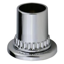 Thickened alloy new wardrobe seat round pipe seat flange hanging clothes drying rod wall cabinet base towel rack fixing seat