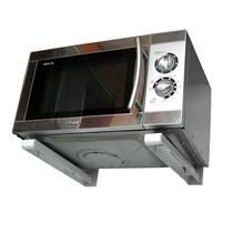 Telescopic microwave oven bracket foldable kitchen shelf microwave oven rack thickened