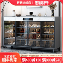 Shoe cabinet home entrance intelligent disinfection deodorization sterilization large-capacity porch cabinet entrance living room integrated against the wall for storage