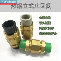 Coppr vertical check valve ppr check valve 4 minutes 6 inch one - way valve check valve ppr 50 40 vertical check valve