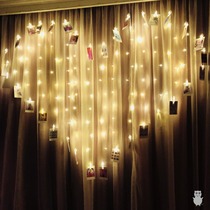 Washing photos photo film wall hanging wall hanging girl heart room decoration romantic proposal confession gift LED light printing