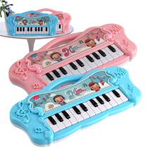 Cross-border childrens electronic violin toys Puzzle Early Teach Instrumental Electronic Violin Mock Piano 13 Key Musica Toys