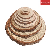 Decorative party supplies props pine round wood chips double-sided polished handmade props hand-painted crafts