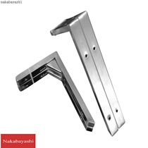 Stainless steel triangle bracket bracket triangle support iron frame wall shelf layer right angle fixed tripod bracket