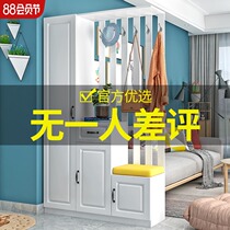 Entrance entrance cabinet shoe cabinet integrated household door European-style storage cabinet living room modern simple screen partition cabinet