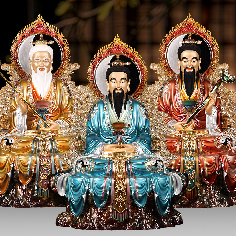 銅製 三清三聖仏像 玉清上清太清 仏堂 置物 工芸品 三清神像铜-三清神像铜促销价格、三清神像铜品牌- 淘宝