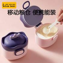 Baby milk powder box portable out baby supplementary food rice noodle box sealed moisture-proof storage tank sub-package milk powder grid