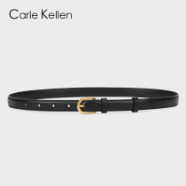 Carlekellen Strap Woman Real Leather Slim Waist Band Lady Fashion 100 Lap Top Layer Cow Leather Trim Jeans Strap