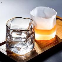 Frosted glass cups mesh red high face value water glasses Ziins Wind minimis Nordic Beer cups Tea Cup men and women Home