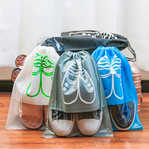 Strong washable repeatedly use shoe covers transparent travel travel leather shoes slippers cover dustproof and waterproof storage pocket