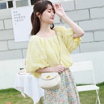 Ji Shi Zhe mini cute new trend wild fashion shoulder bag ins simple atmosphere chain messenger bag