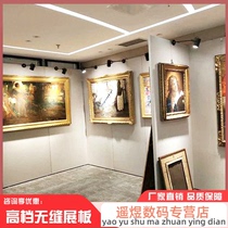 Factory direct seamless exhibition board calligraphy and painting exhibition board can be attached to linen board wall movable partition wall mobile painting exhibition publicity board