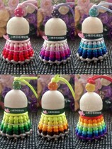 Badminton pendant jewelry gift activity gifts handmade creative DIY new gradient multi-color series