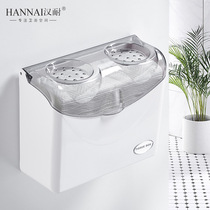 Toilet paper towel box toilet paper rack toilet hanging wall free of punch and waterproof sanitary paper towel rack pumping paper paper