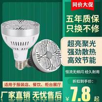 LED Spotlight Bulb PAR30 Concentrating Track Energy Saving Super Bright Mall Clothing Store Fresh Lamp E27 Screw Lamp Source
