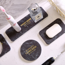 Diatom mud sink sink washing table mat diatomaceous earth waterproof coaster toilet soap quick-drying