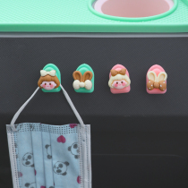 Car adhesive hook small car hook seat back cute front interior multifunctional car decoration supplies