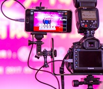 Mobile Phone Camera Viewfinder Canon Single Counter Low Machine Position Photography Larger Screen Flipped Screen Monitor Hot Boot Bracket
