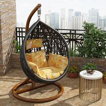 Hangbasket seat chair indoor swing sitting and lying dual-purpose hanging chair household hanging rocking basket chair baby living room balcony
