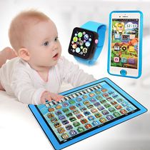 Baby childrens early education toys rechargeable puzzle tablet computer point reader ipad childrens learning machine 1-3-6