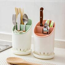 Multifunctional baby tableware storage rack baby bottle brush rack plastic drain rack spoon rack