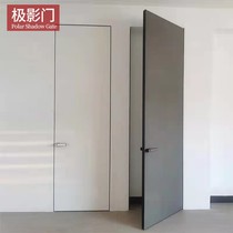 External flat internal push minimalist door frameless door aluminum wood edge door bedroom door sleeper door set door invisible door top wooden door interior door