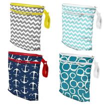 Cross-Border baby diaper storage bag diaper bag double zipper waterproof bag 31*39 manufacturers can customize