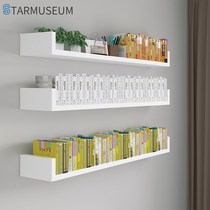 U-shaped bookshelf non-perforated wall shelf Wall Wall living room decoration shelf bedroom wall partition plank