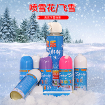Flying snow foam spray snow cans fake snowflakes photo props atmosphere artificial snow stage snow spray Christmas snowflakes