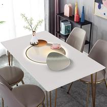 Nordic boutique light luxury in wind tablecloth waterproof oil and waterproof tabletop tea table leather pad