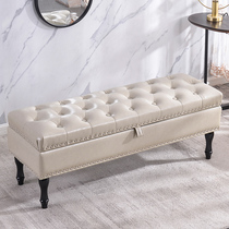European sofa stool shoe shop shoe stool multi-function door storage stool fitting room storage stool pedal rectangular
