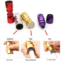 Billiard leather head repairer Frosted thorn Three-in-one multi-function portable arc grinder Billiard accessories tool