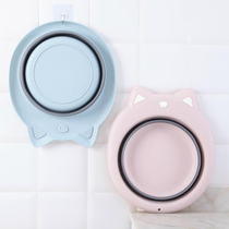 Baby washbasin folding water basin Children washbasin Baby cartoon hair wash ass portable basin