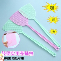 1 durable and unruly creative long handle silk fly fly swatter household long pole plastic extended fly fly swatter