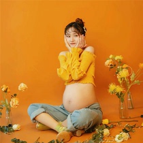 New hipster maternity photo photo studio Photo Photo Photo personality pregnancy photo Big Belly mommy clothes photo photo costume