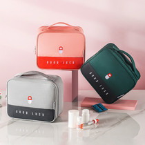 Fabric medicine box Medicine drug storage box Medicine bag Portable medicine box Medical box Household family pack large capacity